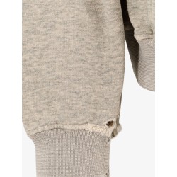 You Are Nothing cotton sweatshirt with used effect