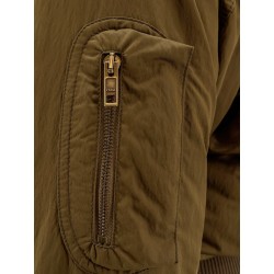 Nylon bomber jacket