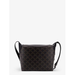 Triomphe canvas and leather shoulder bag