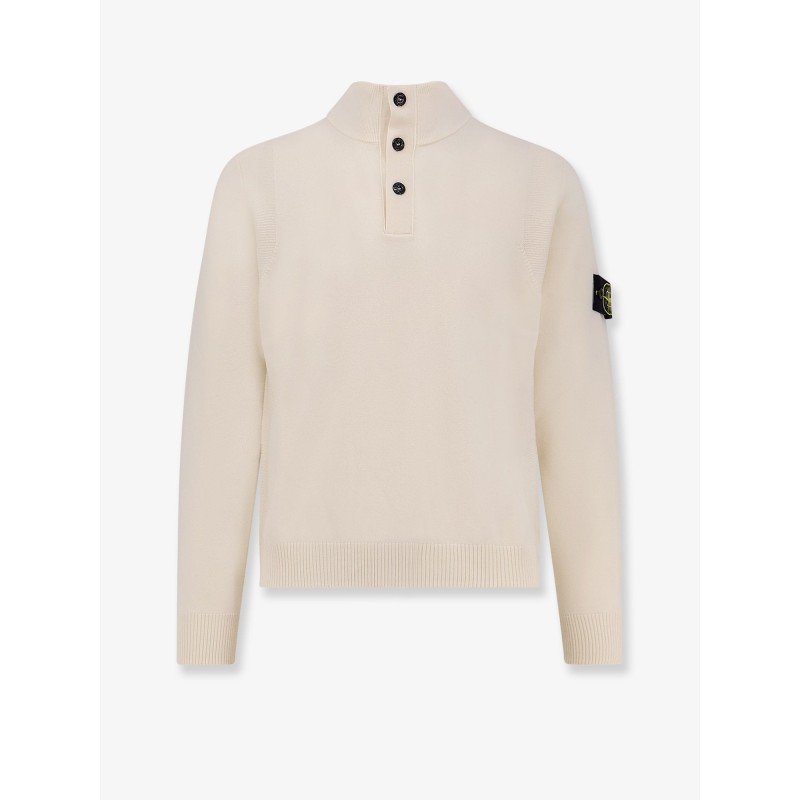 Certified virgin wool blend sweater