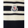 Cotton sweater with Logo patch