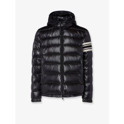Landre down jacket with contrasting detail