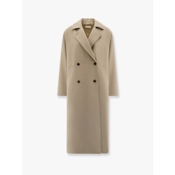 Sable oversize wool coat