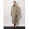 Sable oversize wool coat