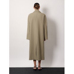 Sable oversize wool coat