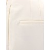 Recycled material trouser with wide leg