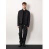 Cotton polo shirt with contrasting profiles