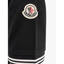 Cotton polo shirt with contrasting profiles