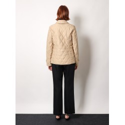 Fernleigh quilted jacket with check lining