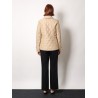 Fernleigh quilted jacket with check lining