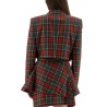TARTAN CROPPED JACKET