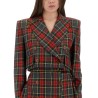 TARTAN CROPPED JACKET