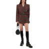 TARTAN CROPPED JACKET