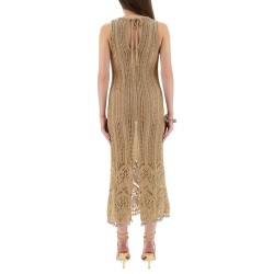 LONG CROCHET DRESS