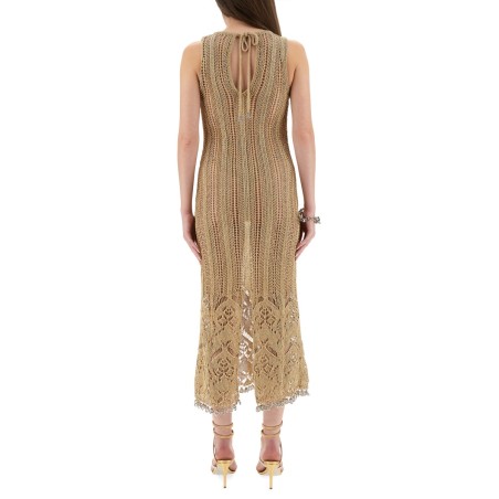 LONG CROCHET DRESS
