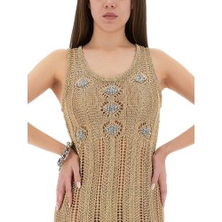 LONG CROCHET DRESS