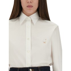 SHIRT WITH "GOOSE" EMBROIDERY