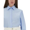 TAILORED SHIRT WITH EMBROIDERED LOGO