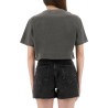 CROPPED T-SHIRT WITH LOGO
