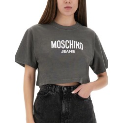 CROPPED T-SHIRT WITH LOGO