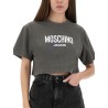 CROPPED T-SHIRT WITH LOGO