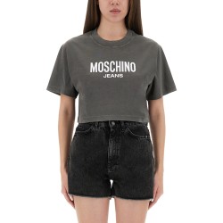 CROPPED T-SHIRT WITH LOGO