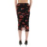 FLORAL MESH SKIRT