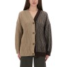 CARDIGAN WITH INLAY LOGO