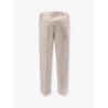 White denim trousers