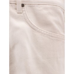 White denim trousers