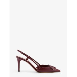 Valentino Garavani patent leather slingback pumps
