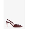 Valentino Garavani patent leather slingback pumps