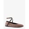 Suede Ballerinas with Monili detail