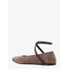 Suede Ballerinas with Monili detail