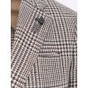 Madras wool blend blazer