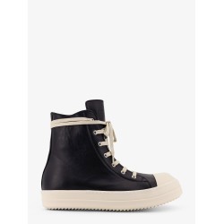 Leather high-top sneakers