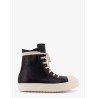 Leather high-top sneakers