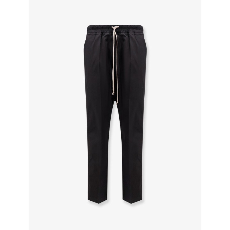 Drawstring Long certified cotton trousers