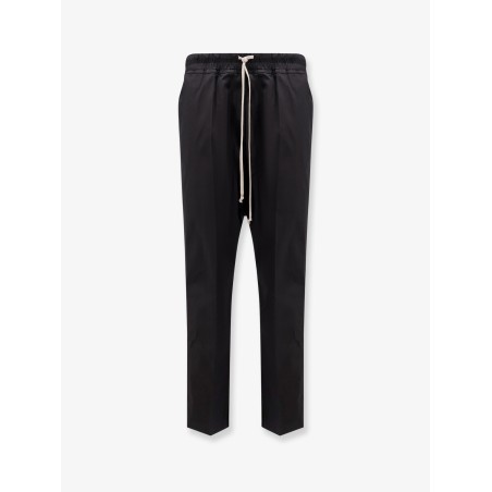 Drawstring Long certified cotton trousers