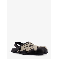 Megalaced leather Mule