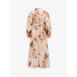 Ascension Plunge linen Midi Dress