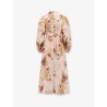 Ascension Plunge linen Midi Dress