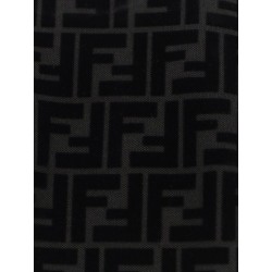 Cotton piquet T-shirt with flocked FF motif