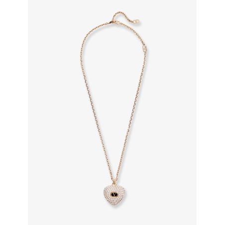 Coeur Royal metal, enamel and crystals necklace