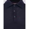 Cashmere and cotton polo shirt