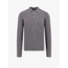 Wool polo sweater
