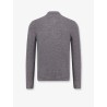 Wool polo sweater