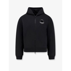 Cotton sweatshirt with Logo patch