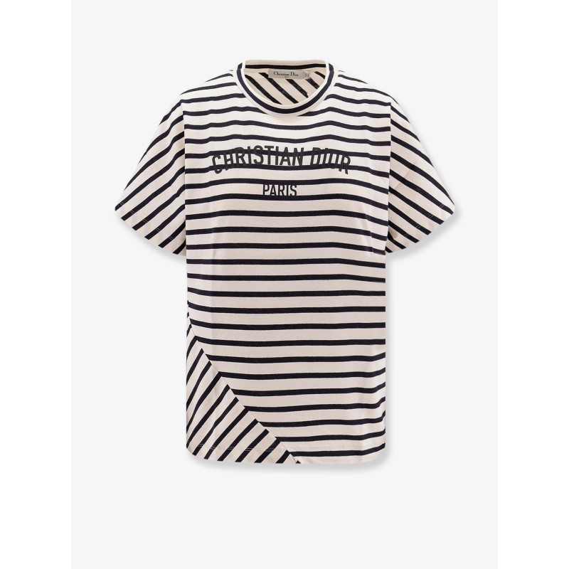 Cotton striped T-shirt