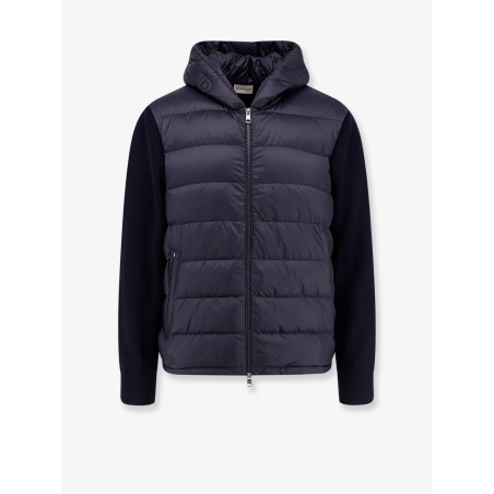 Virgin wool cardigan/jacket with padded inserts